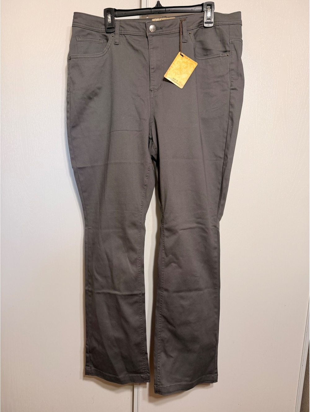 Hybrid & Company Gun Metal Gray Pants Size 18 NWT